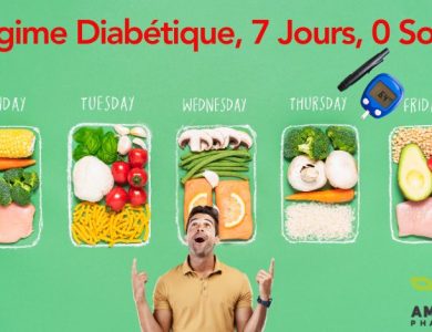 Un régime diabétique équilibré sur 7 jours